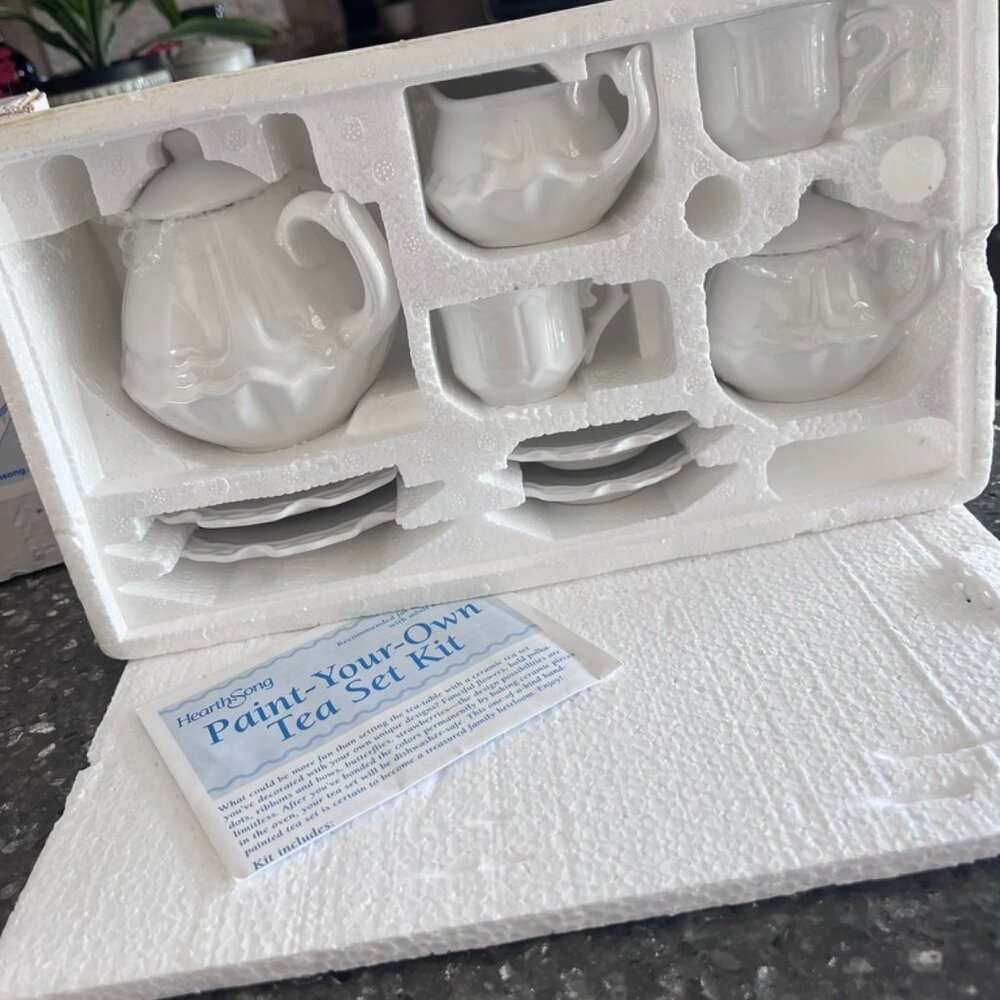 Vintage HearthSong Ceramic Tea Set